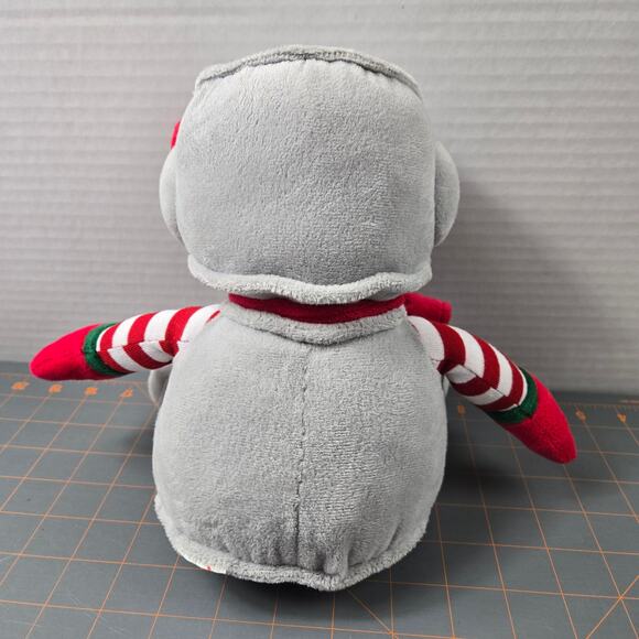 Walmart Dreams Christmas Girl Robot Plush Bow Scarf Candy Cane Arms Legs Shirt - Picture 5 of 10